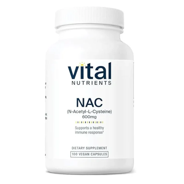 Vital Nutrients NAC (N-Acetyl-L-Cysteine) 600 mg Capsules in Pakistan