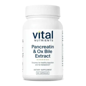 Vital Nutrients Pancreatin & Ox Bile Extract Capsules in Pakistan