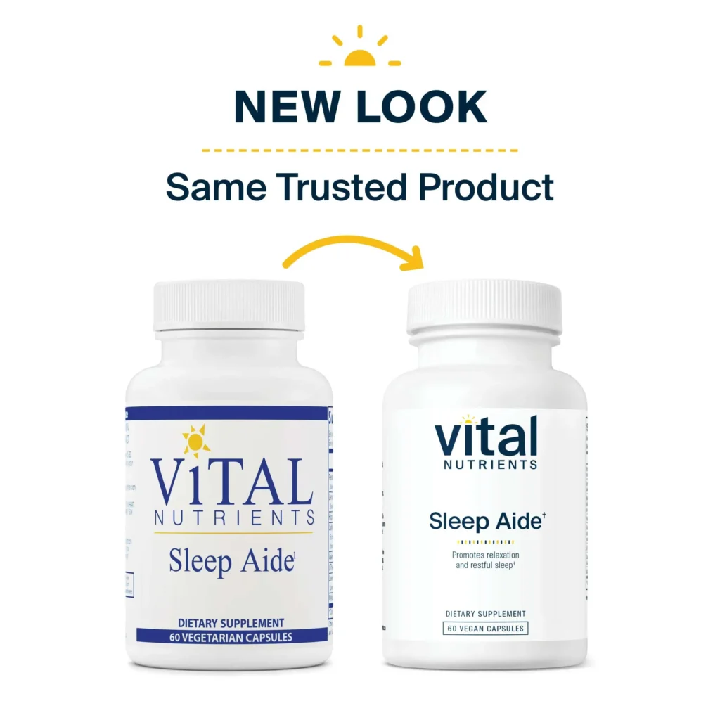 Vital Nutrients Sleep Aide – 60 Vegan Capsules