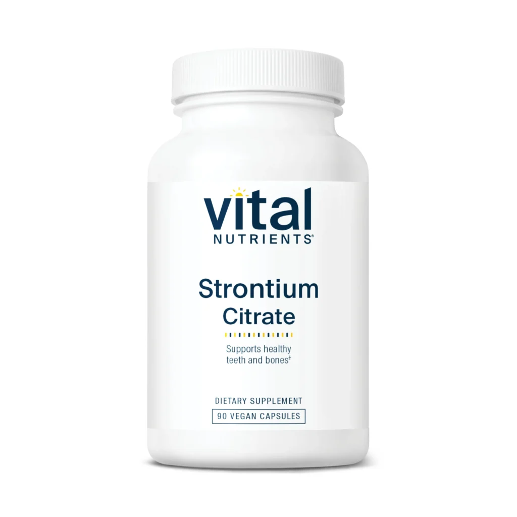 Vital Nutrients Strontium Citrate – 90 Vegan Capsules