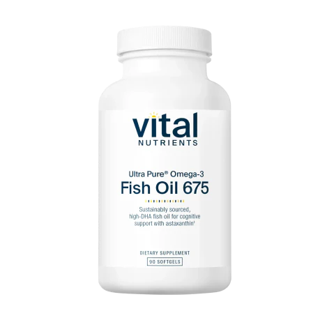 Vital Nutrients Ultra Pure Omega-3 Fish Oil 675 Softgels in Pakistan