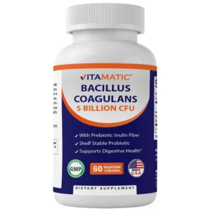 Vitamatic Bacillus Coagulans 5 Billion CFU Capsules