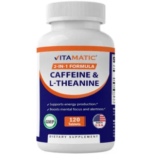 Vitamatic Caffeine L-theanine 200mg Capsules