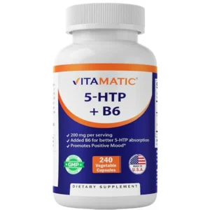 Vitamatic 5-HTP + B6 – Mood & Well-Being Support Capsules