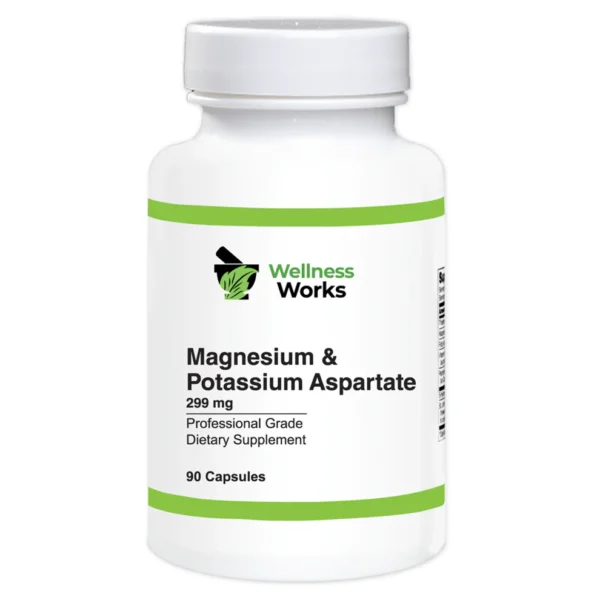 Wellness Works Magnesium & Potassium Aspartate 299 mg 90 Capsules