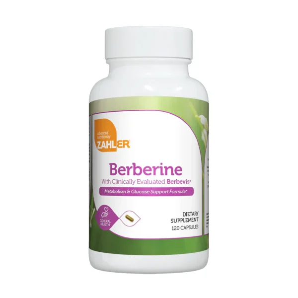 Zahler Berberine Capsules - With Clinically Evaluated Berbevis