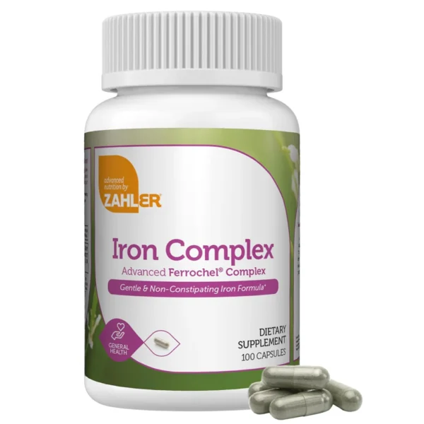 Zahlers Iron Complex Capsules, With Ferrochel