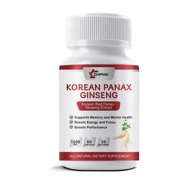 Zhphk Korean Red Panax Ginseng Capsules In Pakistan