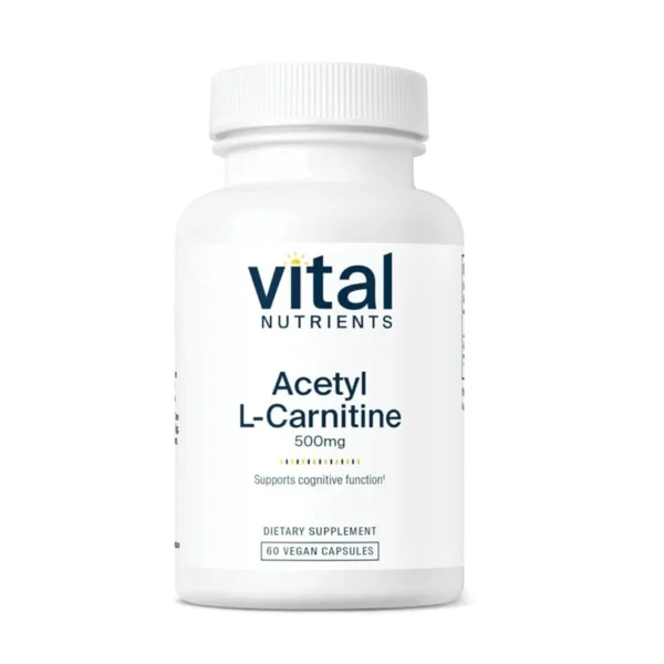 Vital Nutrients Acetyl L-Carnitine – 60 Vegan Capsules