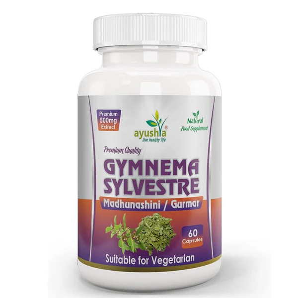 Ayushman Gymnema Sylvestre – Gurmar Extract 500mg 60 Capsules In Pakistan