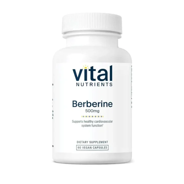 Vital Nutrients Berberine 500 mg – 60 Vegan Capsules