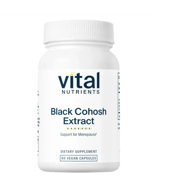 Vital Nutrients Black Cohosh Extract – 60 Vegan Capsules