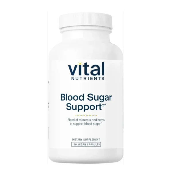 Vital Nutrients Blood Sugar Support+ – 120 Vegan Capsules