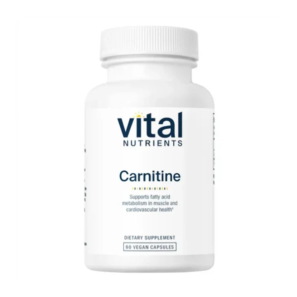 Vital Nutrients Carnitine – 60 Vegan Capsules