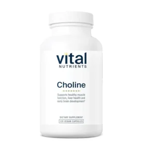 Vital Nutrients Choline – 120 Vegan Capsules