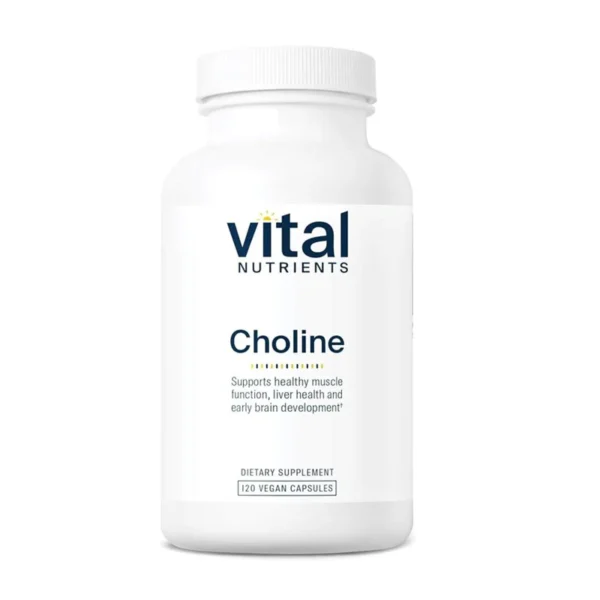 Vital Nutrients Choline – 120 Vegan Capsules