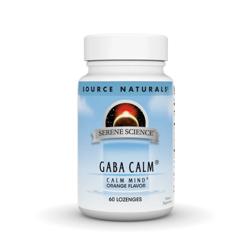 Source Naturals GABA Calm | Orange Flavor Lozenges | 120 Count