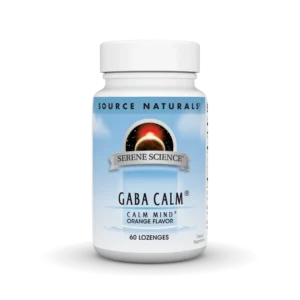 Source Naturals GABA Calm | Orange Flavor Lozenges | 120 Count