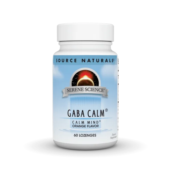 Source Naturals GABA Calm | Orange Flavor Lozenges | 120 Count