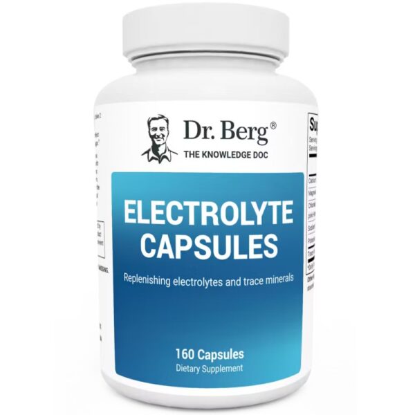 Dr. Berg Electrolyte Capsules – Replenish & Hydrate (160 Capsules)