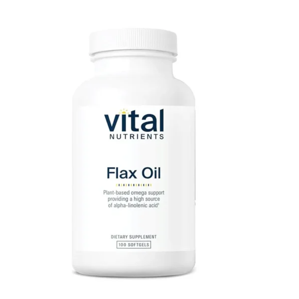 Vital Nutrients Flax Oil – 100 Softgels