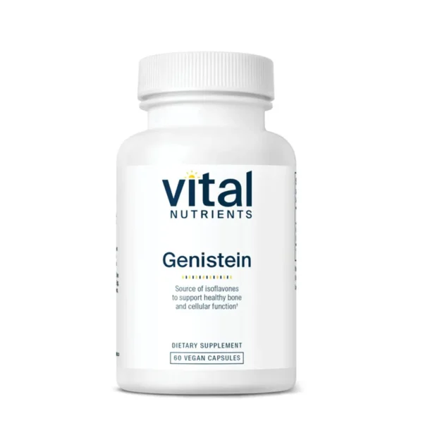 Vital Nutrients Genistein – 60 Vegan Capsules