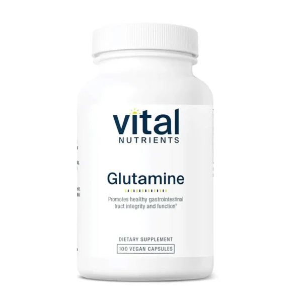 Vital Nutrients Glutamine – 100 Vegan Capsules