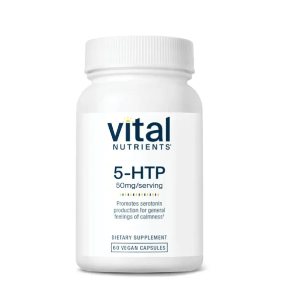 Vital Nutrients 5-HTP – 50 mg – 60 Vegan Capsules