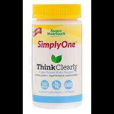Super Nutrition Simplyone Think Clearly Tablets