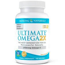 Nordic Naturals Ultimate Omega 2X – 2150 mg Omega-3 – 60 Softgels
