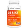 Dr. Berg D3 & K2 Vitamin Supplement