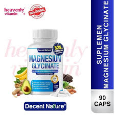 Decent Nature® Magnesium Glycinate 525mg – Relaxation Formula(90 Capsules)