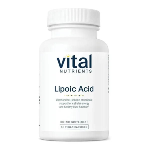 Vital Nutrients Lipoic Acid – 60 Vegan Capsules