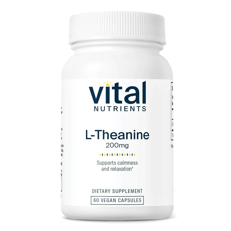 Vital Nutrients L-Theanine – 60 Vegan Capsules