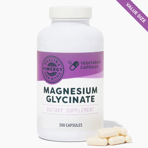 Healing Vimergy Magnesium Glycinate – 180 Vegetarian Capsules