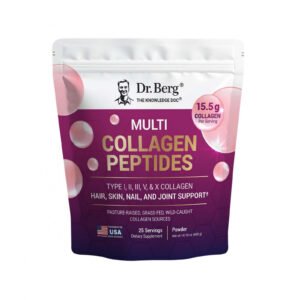 Dr. Berg Multi Collagen Peptides Powder – Hair Skin Nails & Joint Support