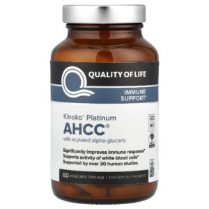 Quality of Life Premium Kinoko Platinum AHCC Capsules