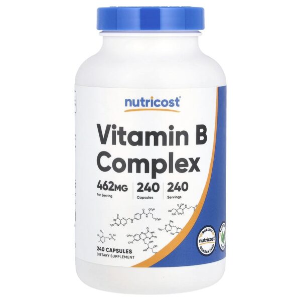 Nutricost Vitamin B Complex 462mg Capsules Price in Pakistan
