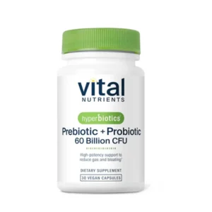 Vital Nutrients Hyperbiotics Prebiotic + Probiotic 60 Billion CFU