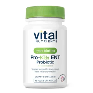 Vital Nutrients Hyperbiotics Pro-Kids ENT Probiotic – 45 Vegan Chewables