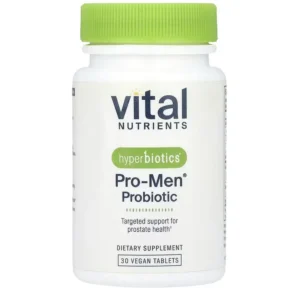 Vital Nutrients / Hyperbiotics Pro-Men Probiotic – 30 Vegan Tablets