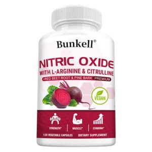 Bunkell Nitric Oxide Capsules - With L-arginine & L-citrulline