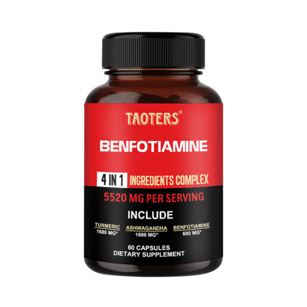 Taoters Benfotiamine Curcumin 140 Mg Capsules