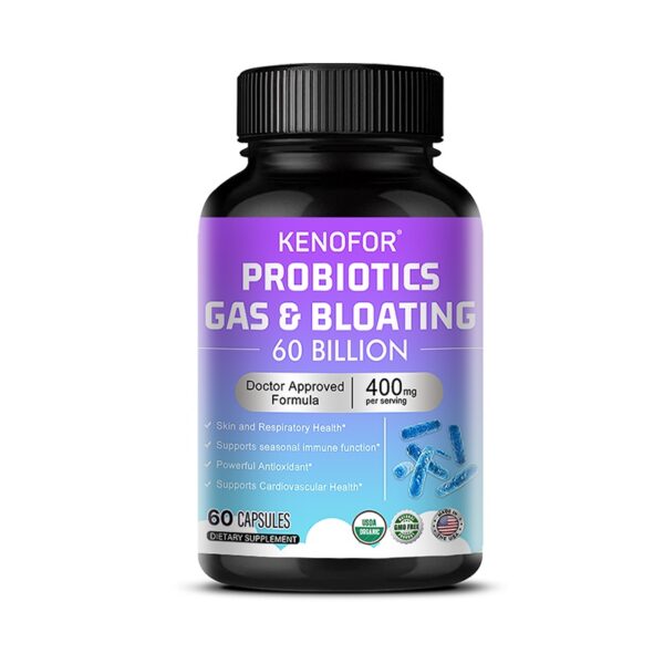 Kenofor Probiotic Gas Bloating 60 Billion Capsules