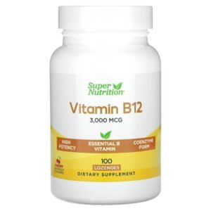 Super Nutrition Vitamin B12 3,000 MCG Capsules