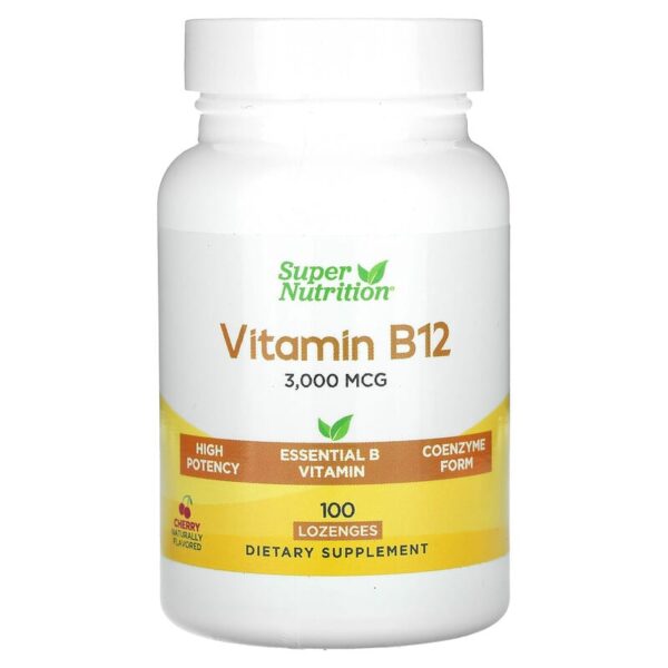 Calfornia Gold Nutrition Vitamin B12 3,000 MCG Capsules