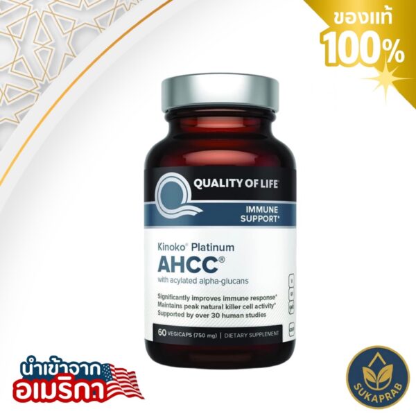 Quality of Life Premium Kinoko Platinum AHCC Capsules