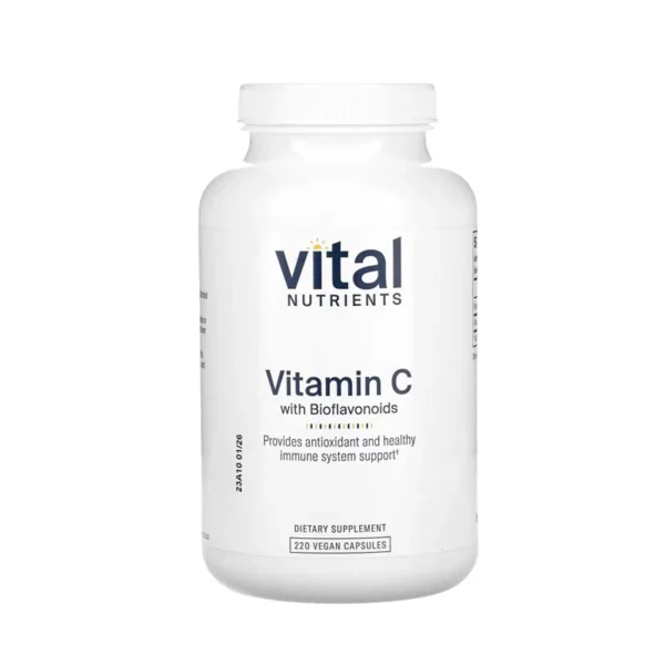 Vital Nutrients Vitamin C with Bioflavonoids – 100 Vegan Capsules