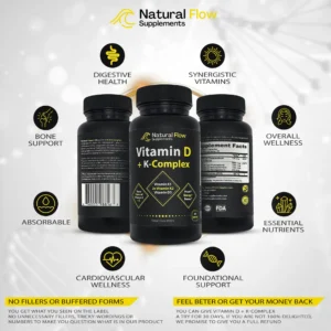 Natura Premium Vitamin D3+k2+k1 Capsules