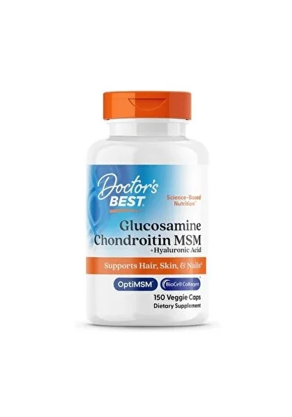 Doctor's Best, Glucosamine Chondroitin MSM with OptiMSM®